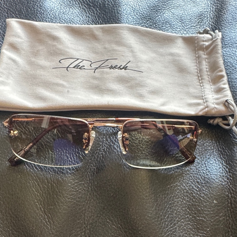The Fresh Gold and Brown Sunglasses